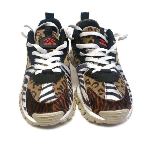 Umbro Bumpy Animal Print Leopard Zebra Tiger Sneakers Womens Size 6 Shoes - Picture 5 of 8